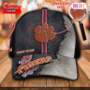 NCAA Clemson Tigers Custom Name Embroidery Cap