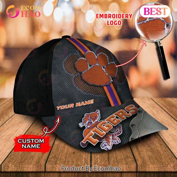 NCAA Clemson Tigers Custom Name Embroidery Cap