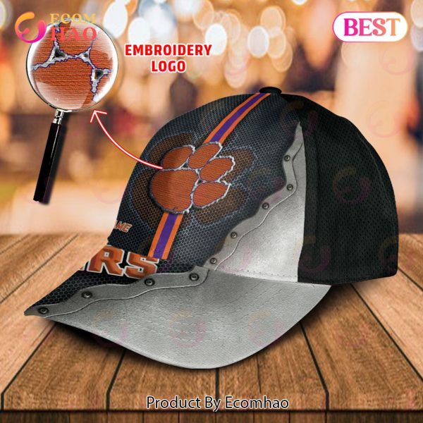 NCAA Clemson Tigers Custom Name Embroidery Cap