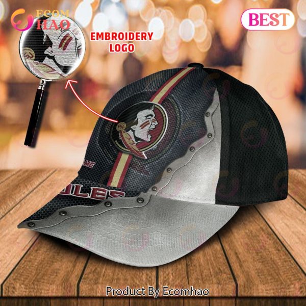 NCAA Florida State Seminoles Custom Name Embroidery Cap