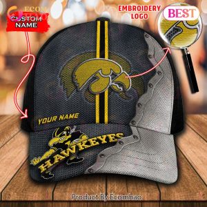 NCAA Iowa Hawkeyes Custom Name Embroidery Cap