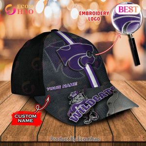 NCAA Kansas State Wildcats Custom Name Embroidery Cap