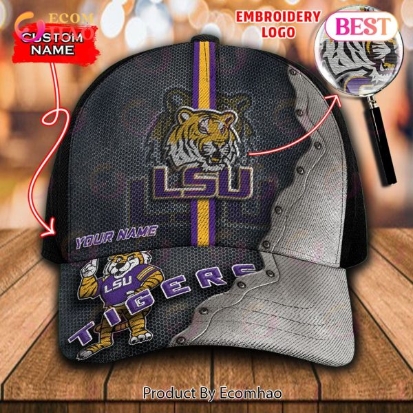 NCAA LSU Tigers Custom Name Embroidery Cap