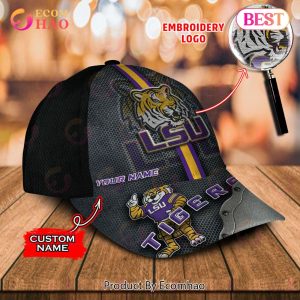 NCAA LSU Tigers Custom Name Embroidery Cap