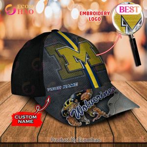 NCAA Michigan Wolverines Custom Name Embroidery Cap