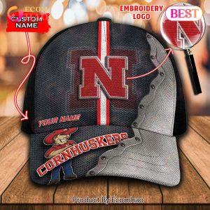 NCAA Nebraska Cornhuskers Custom Name Embroidery Cap