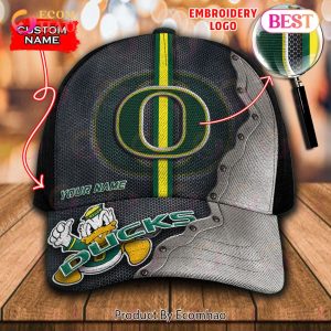 NCAA Oregon Ducks Custom Name Embroidery Cap