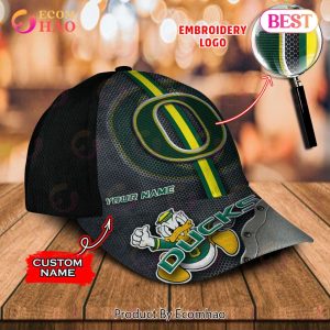 NCAA Oregon Ducks Custom Name Embroidery Cap