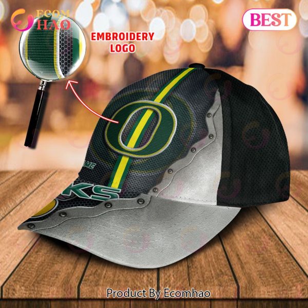 NCAA Oregon Ducks Custom Name Embroidery Cap