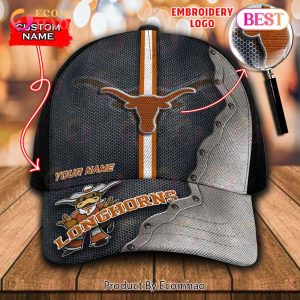 NCAA Texas Longhorns Custom Name Embroidery Cap