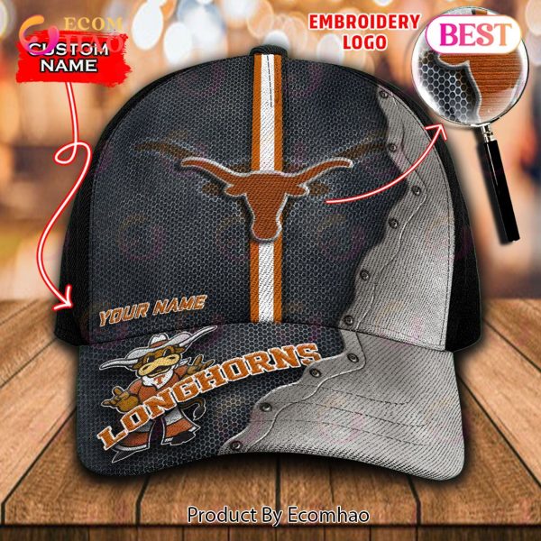 NCAA Texas Longhorns Custom Name Embroidery Cap
