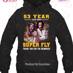 53 Years 1975 – 2023 Super Fly Thank You For The Memories T-Shirt