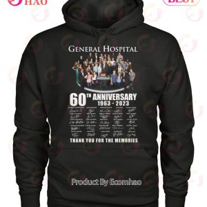 General Hospital 60th Anniversary 1963 – 2023 Signature Thank You For The Memories T-Shirt