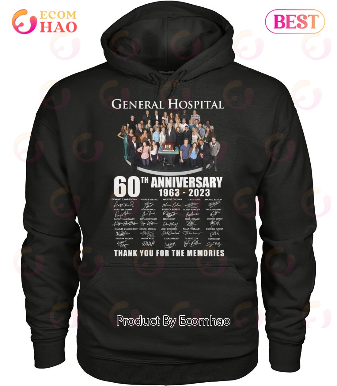 General Hospital 60th Anniversary 1963 – 2023 Signature Thank You For The Memories T-Shirt