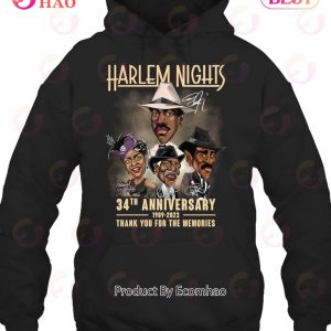 Harlem Nights 34th Anniversary 1989 – 2023 Thank You For The Memories T-Shirt