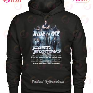 Ride Or Die Fast & Furious 2001 – 2023 Thank You For The Memories T-Shirt