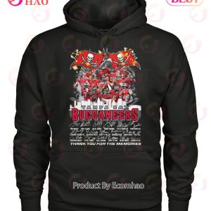 Tampa Bay Buccaneers Signature Thank You For The Memories T-Shirt Tampa Bay Buccaneers Signature Thank You For The Memories T-Shirt