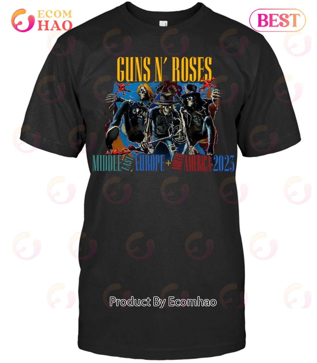 The 2023 World Tour Guns N’ Roses Unisex T-Shirt