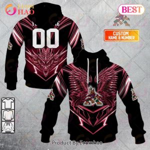 Personalized NHL Arizona Coyotes Special Dragon Design 3D Hoodie