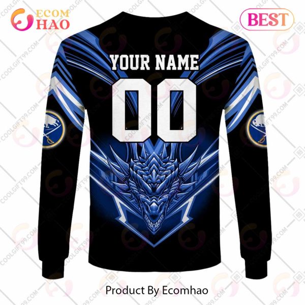 Personalized NHL Buffalo Sabres Special Dragon Design 3D Hoodie