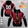 Personalized NHL Carolina Hurricanes Special Dragon Design 3D Hoodie