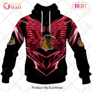 Personalized NHL Chicago Blackhawks Special Dragon Design 3D Hoodie