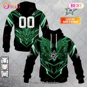 Personalized NHL Dallas Stars Special Dragon Design 3D Hoodie