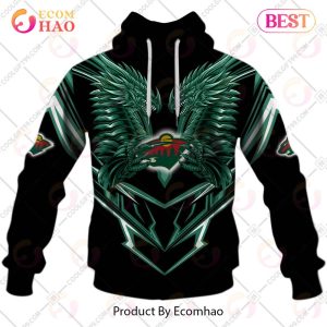 Personalized NHL Minnesota Wild Special Dragon Design 3D Hoodie