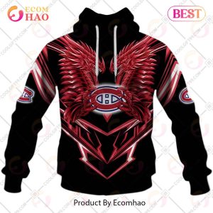 Personalized NHL Montreal Canadiens Special Dragon Design 3D Hoodie