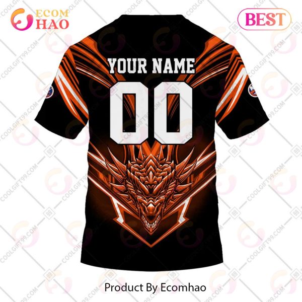 Personalized NHL New York Islanders Special Dragon Design 3D Hoodie