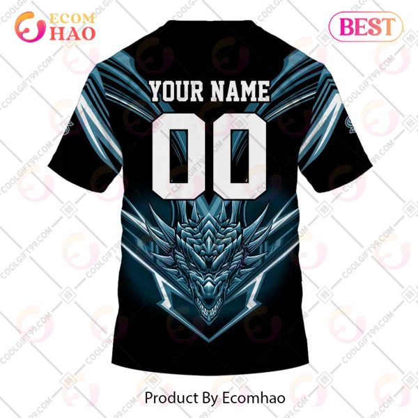 Personalized NHL Seattle Kraken Special Dragon Design 3D Hoodie