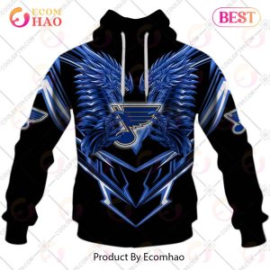 Personalized NHL St. Louis Blues Special Dragon Design 3D Hoodie