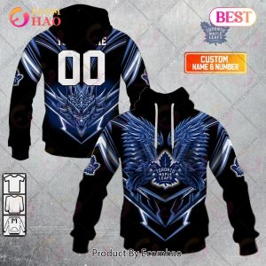 Personalized NHL Toronto Maple Leafs Special Dragon Design 3D Hoodie