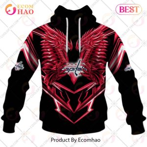 Personalized NHL Washington Capitals Special Dragon Design 3D Hoodie