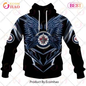 Personalized NHL Winnipeg Jets Special Dragon Design 3D Hoodie