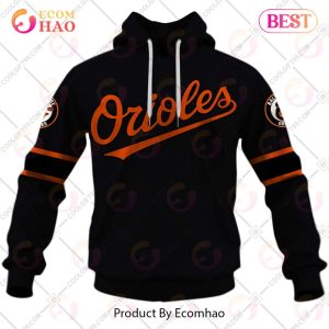 Personalized MLB Baltimore Orioles ALT Jersey Style 3D Hoodie
