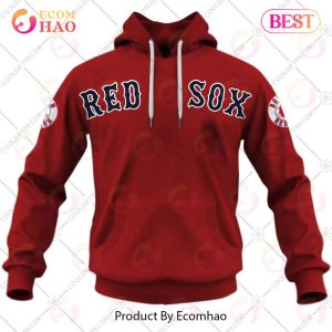 Personalized MLB Boston Red Sox ALT Jersey Style 3D Hoodie