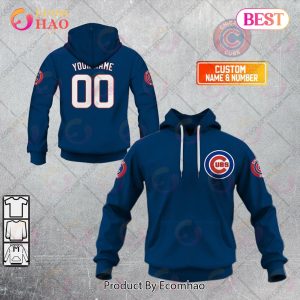 Personalized MLB Chicago Cubs ALT Jersey Style 3D Hoodie