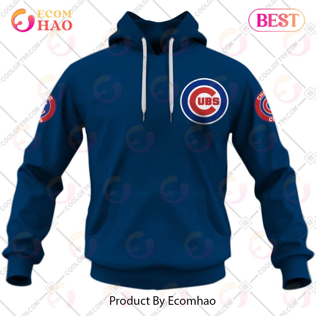 Personalized MLB Chicago Cubs ALT Jersey Style 3D Hoodie