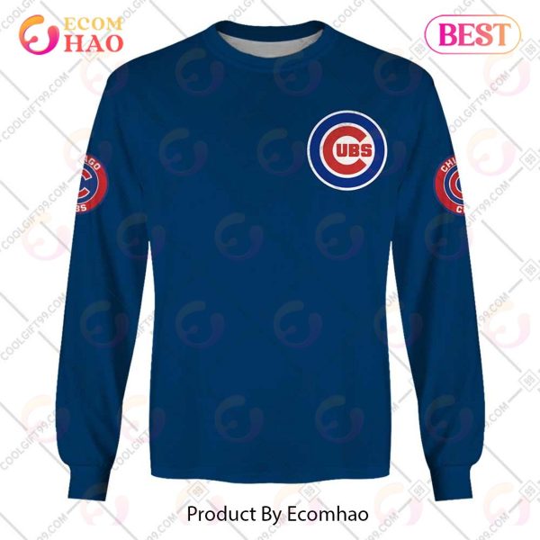Personalized MLB Chicago Cubs ALT Jersey Style 3D Hoodie