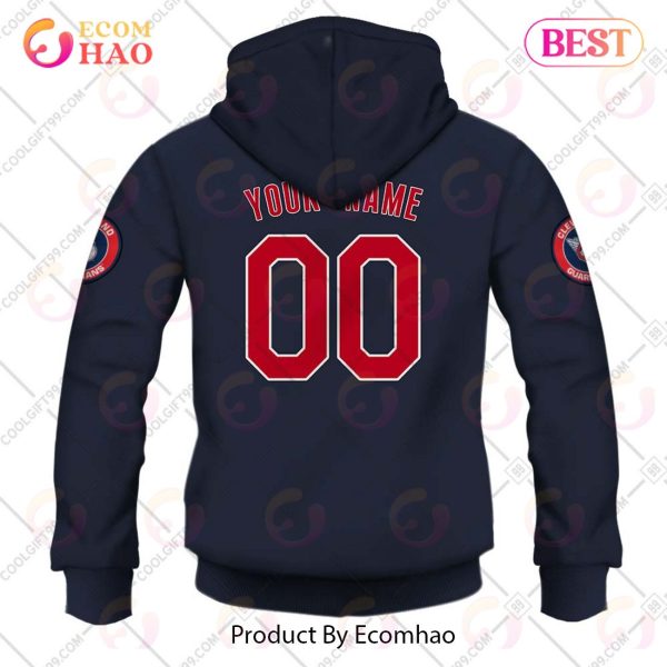 Personalized MLB Cleveland Guardians ALT Jersey Style 3D Hoodie