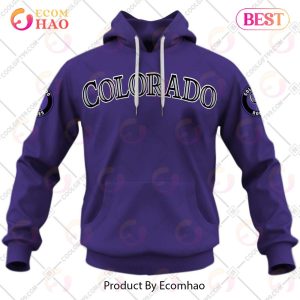 Personalized MLB Colorado Rockies ALT Jersey Style 3D Hoodie