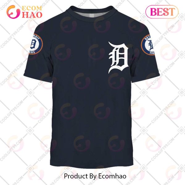 Personalized MLB Detroit Tigers ALT Jersey Style 3D Hoodie
