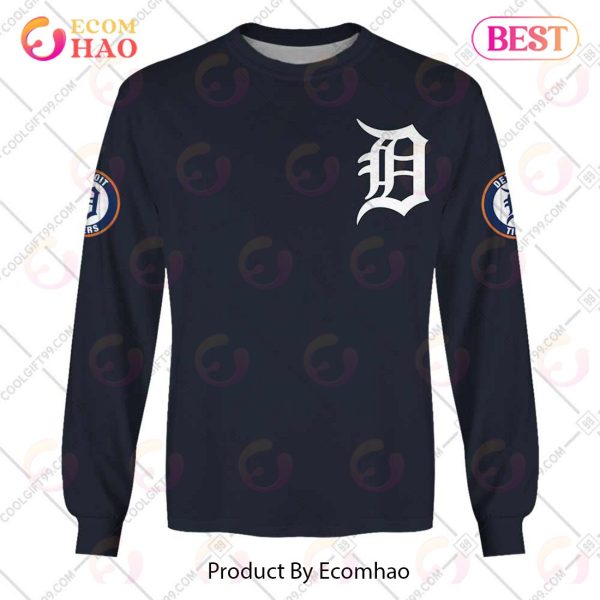 Personalized MLB Detroit Tigers ALT Jersey Style 3D Hoodie