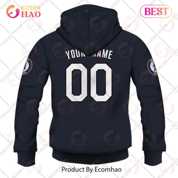 Personalized MLB Detroit Tigers ALT Jersey Style 3D Hoodie