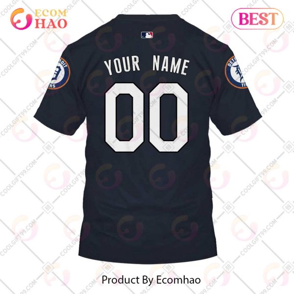 Personalized MLB Detroit Tigers ALT Jersey Style 3D Hoodie