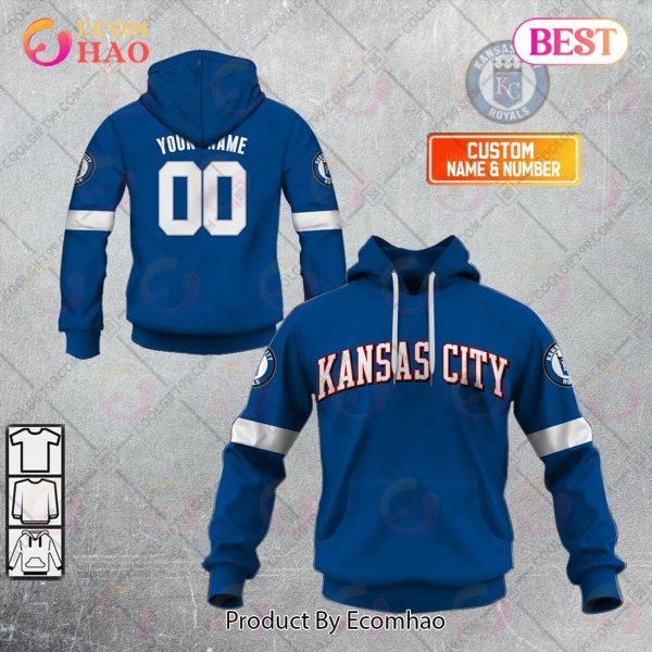 Personalized MLB Kansas City Royals ALT Jersey Style 3D Hoodie