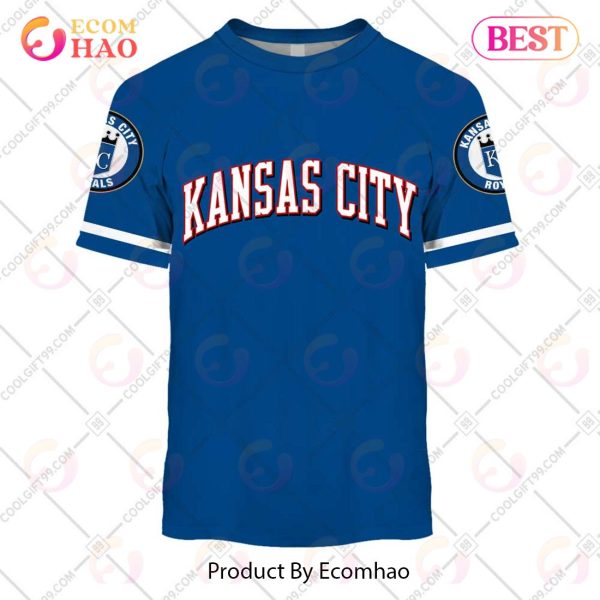 Personalized MLB Kansas City Royals ALT Jersey Style 3D Hoodie