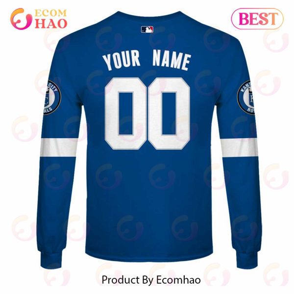 Personalized MLB Kansas City Royals ALT Jersey Style 3D Hoodie