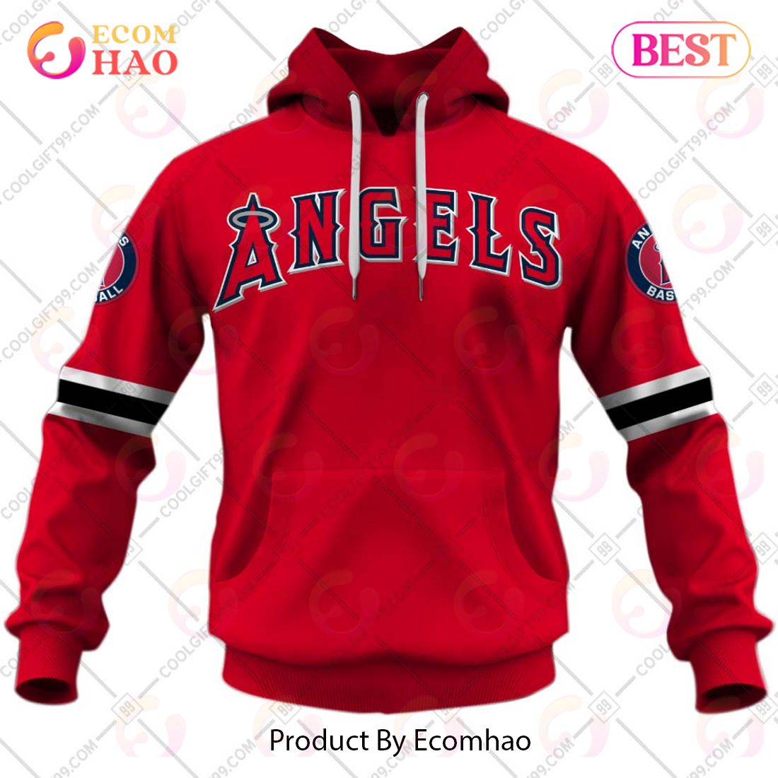 Personalized MLB Los Angeles Angels ALT Jersey Style 3D Hoodie